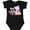 AB-Black, variant on Inktastic New to the Flock Cute Baby Flamingo Boys or Girls Baby Bodysuit