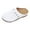 White, variant on Women's Orthopedic Wedges Clogs and Mules Sandals with Arch Support Comfort Fashion Casual Closed Toe Non Slip Rubber Sole Walking Nursing Work Slides Slippers Shoes Beige Size 6