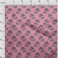 thumbnail image 2 of oneOone Coton Biologique Popeline Sergé Feuilles & Imprimé Floral 1 Yard 42 Inch Wide, 2 of 4