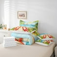 thumbnail image 4 of Erosebridal Sea Surfing Starfish Bedding Sets Twin Size,Ocean Beach Comforter Sets with Sheets,Teenager Bedroom Decor,Breathable,7pcs, 4 of 6