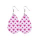 thumbnail image 1 of Pendientes para mujer, regalos para mujer, pendientes de San Valentín, pendientes con estampado de corazón y labios rojos de doble cara, pendientes de moda., 1 of 3