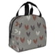 thumbnail image 2 of Fotbe Rooster Bolsa Térmica con Estampado y Forro de Aluminio Grueso Bolsa de Almuerzo con Bolsillo Frontal para Hombres y Mujeres, Ideal para Trabajo, Escuela, 2 of 8