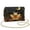 Butterfly Moon, variant on Aztec Tribal Crossbody Bags Leather Women Lightness Minimalist Leather Quilted Shoulder Bag with Chain Strap Craftsmanship Fashion Casual for Teen Girls-Women