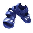 thumbnail image 4 of Mialoley Baby Boys Girl Beach Sandals Striped Candy Color Beach Pool Flat Shoes, 4 of 9