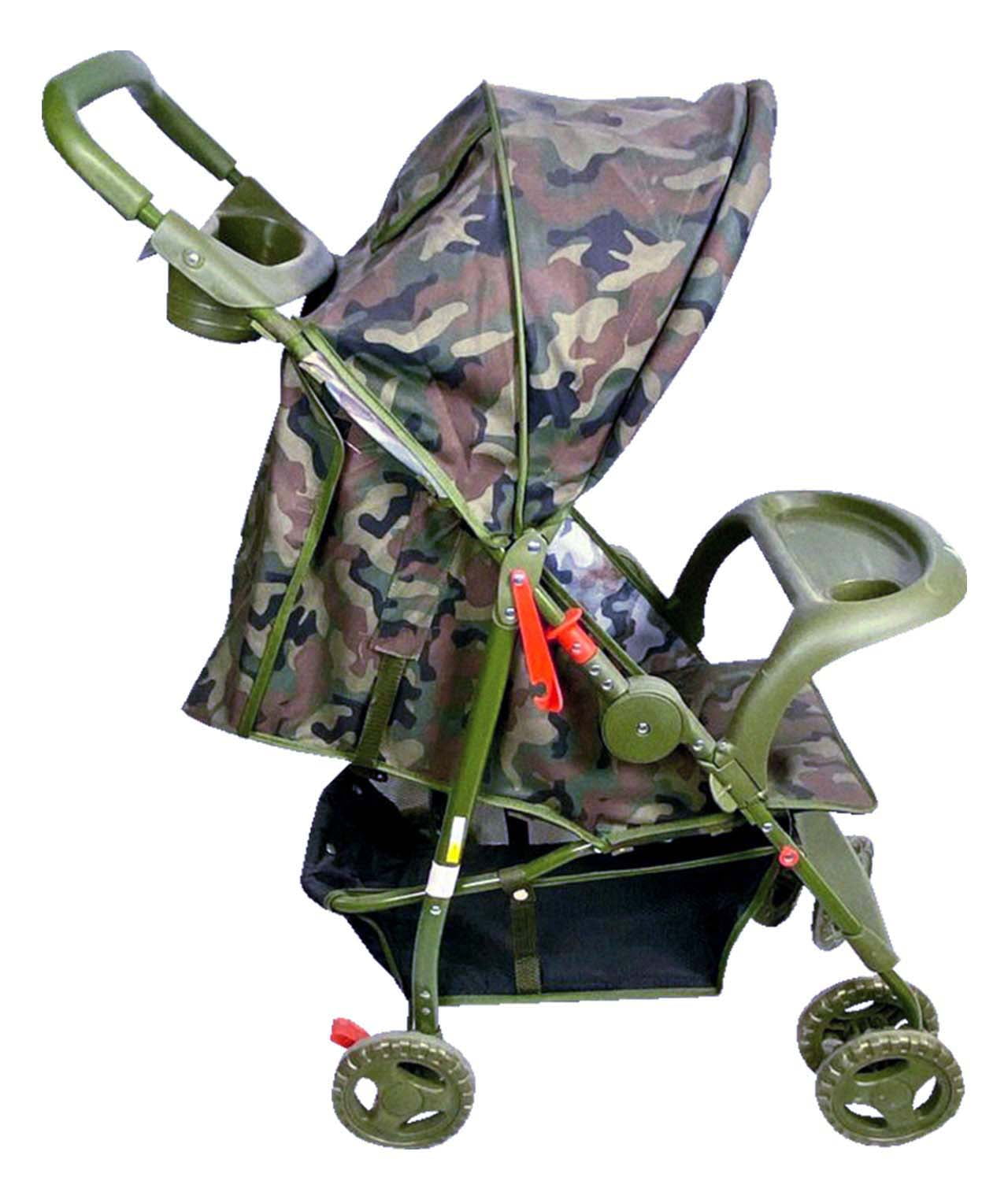 Lightweight Umbrella Stroller with Cup Holder, Army