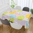 thumbnail image 5 of GZHJMY Easter Eggs Tablecloth, Rectangle Waterproof Washable Polyester Table Cover for Picnic Dinner Holiday Party Decor, 54 x 72 Inch, 5 of 7