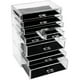 thumbnail image 1 of Organizador de maquillaje Sea Team de 3 niveles, apilable con 8 cajones, 1 of 6