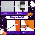 thumbnail image 4 of 8FT Halloween Inflatables Pumpkins Ghost Outdoor Decor - Blow Up Yard Lawn Garden Decoration with Built-in LEDs, Weather-Resistant Polyester, Easy Setup, 4 of 13