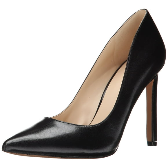 Nine West Women's Tatiana Dress Pump,Black Dark Natural Suede,5.5 M US