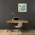 thumbnail image 3 of Unknown 12x12 White Modern Wood Framed Museum Art Print Titled - Peacock Paisley II, 3 of 4