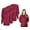 Burgundy, variant on Women's Scrub Jacket Warm Up Lightweight Medical Scrub Jacket - Pack of 6 Set (Black, X-Small)