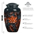 thumbnail image 2 of SUBSH Mapple Leaf Urn - Urns for Human Ashes Adult Man - Urns for Ashes Adult Female Mother - Memorial Urn - Urns for Ashes Adult Female Mom - Human Cremation Urns (10 inch Pack of 1), 2 of 2