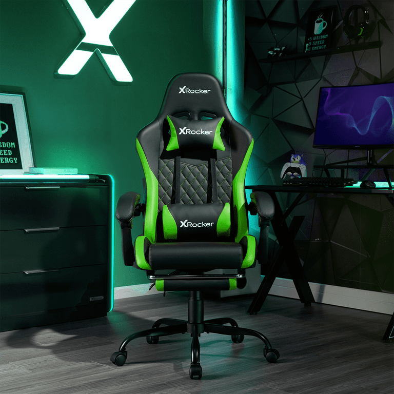 Rocker Maverick X Rocker Gaming Chair Green X Rocker Apex PC