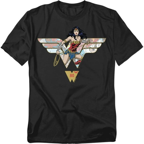 Wonder Woman T-Shirt Ww 80Th Collage Logo Unisex Graphic Tee For Men & Women