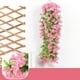 thumbnail image 1 of Guirnalda Colgante de Violetas Artificiales (Paquete de 7) | Decoración Floral Artificial de 80 Cm de Largo con 118 Hojas | Decoración para Arcos de Boda, Techos y Exteriores | Flores de Seda Resiste, 1 of 6