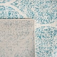 thumbnail image 6 of SAFAVIEH Madison Leighton Geometric Area Rug, Cream/Turquoise, 6'7" x 6'7" Square, 6 of 10