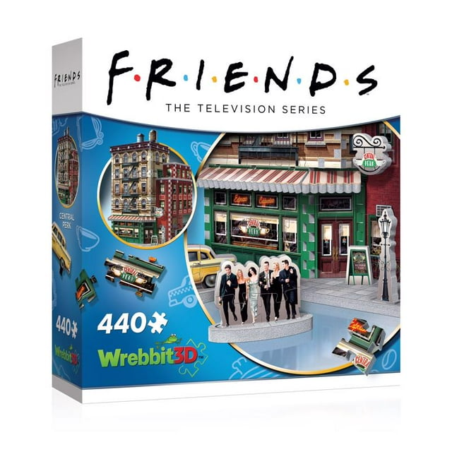 Rompecabezas 3D WREBBIT 3D Central Perk 440 piezas