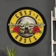 thumbnail image 2 of Placa Metal Vintage Guns N Roses Pintura Redonda Hierro Arte Pared Bar 30x30cm, 2 of 8