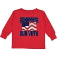 thumbnail image 3 of Inktastic Veteran Remember Our Vets Boys or Girls Long Sleeve Toddler T-Shirt, 3 of 5