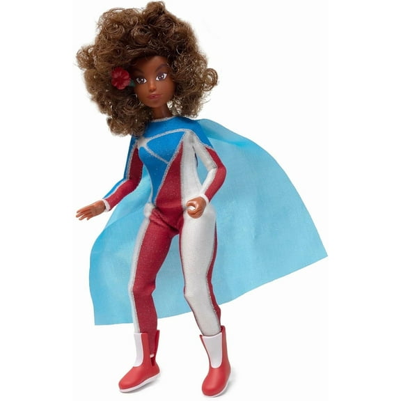 Boss Fight Studio La Borinqueña, I Am Brilliance Action Doll, Inspirational Superhero Premium Collectible Action Figure – Highly Articulated Soft Goods Figurine with Rooted Hair – 1:12