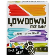 Lowdown Roll and Write Dice Game for Kids, Adults and Family Night with 4 Dry-Erase Pens and Boards