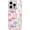 Blue Pink Flamingo, variant on for iPhone 15 Pro Case, Cute Floral Bee Pattern Pretty Flower Design Transparent Soft TPU Protective Clear Case 6.1 inch (Bumblebee Flowers)