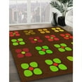 thumbnail image 2 of Ahgly Company Indoor Rectangle Patterned Dark Yellow Green Area Rugs, 2' x 5', 2 of 6