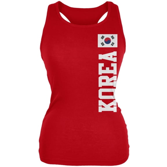 World Cup Korea Red Juniors Soft Tank Top - Small