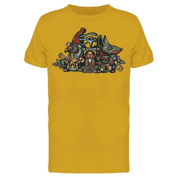 Ancient Egypt Egyptian Gods T-Shirt Men -Image by Shutterstock, Male XX-Large