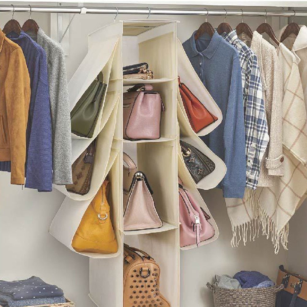 KEEPJOY Lot De 2 Organiseurs De Chaussures à Suspendre Au Dessus De La Porte Poches En Maille A Suspendre Sur La Porte Placard De Rangement A Chaussures Avec 4 Crochets Lavable Et Respirant Grande