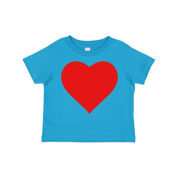 Inktastic Red Heart Boys or Girls Toddler T-Shirt