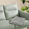 thumbnail image 6 of Potrochi Square Large Pillows Seating for Adults, Soft Thicken Yoga Meditation Cushion, Square Floor Seat Pillows Cushions, Tufted Corduroy Floor Cushions for Living Room Tatami, 6 of 7