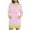 Pink, variant on Wancir Womens Sweatshirt Dress Long Sleeve Hoodies Mini Dresses Fleece Casual Hoodie with Pockets 2024 Fall Fashion