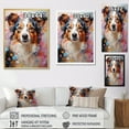 thumbnail image 4 of Designart "Portrait Of The Playful Collie" Animals Dog Floater Framed Wall Art Prints, 4 of 5