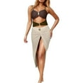 thumbnail image 1 of DGMIOCS Ensemble de Bikini Taille Haute pour Femme Ensemble Tankini Brun TG, 1 of 4