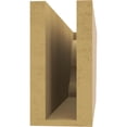 thumbnail image 4 of Ekena Millwork 4"W x 8"H x 20"L Asheboro Woodgrain TimberThane Rafter Tail, Primed Tan, 4 of 6