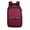 Red, variant on WRKEKC Clearance Large Capacity 24L Anti-Wear Backpack for Hiking or School, Ergonomic Padded Straps and USB Port, Water-Resistant Linen Material