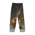 thumbnail image 3 of Lsque Surreal Weightlifting Snail Print Men's Pajama Pants, Lounge Pant - Comfortable Home Wear,Elastic Waistband, Stylish Design-XX-Large, 3 of 9