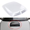 thumbnail image 1 of 1x Universal White Car Decorative Air Flow Intake Hood Scoop Vent Bonnet Cover, 1 of 3