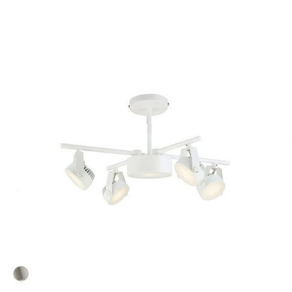 Track Light 120 V Light-White Finish Eurofase Lighting 29010-011