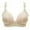 Beige, variant on Ierhent Underwire Bras Full Figure Back Smoothing Everyday Bra Women's Plus Size Front Closure Underwire Wide Strap(Pink,42)