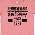 thumbnail image 4 of Inktastic Pennsylvania Awesome Since 1787 Boys or Girls Baby T-Shirt, 4 of 5