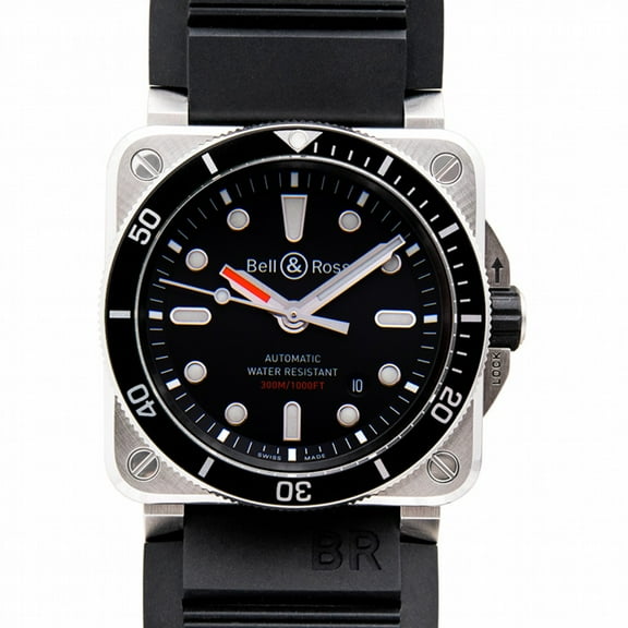 Bell & Ross Instruments BR 03-92 Diver Men's Watch BR0392-D-BL-ST/SRB