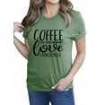 thumbnail image 3 of Women Coffee Is My Love Letter Printed Pullover Tops, 3 of 7