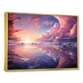 thumbnail image 2 of Designart "Adorable Scenic Clouds IV" Clouds Floater Framed Wall Art Living Room, 2 of 5
