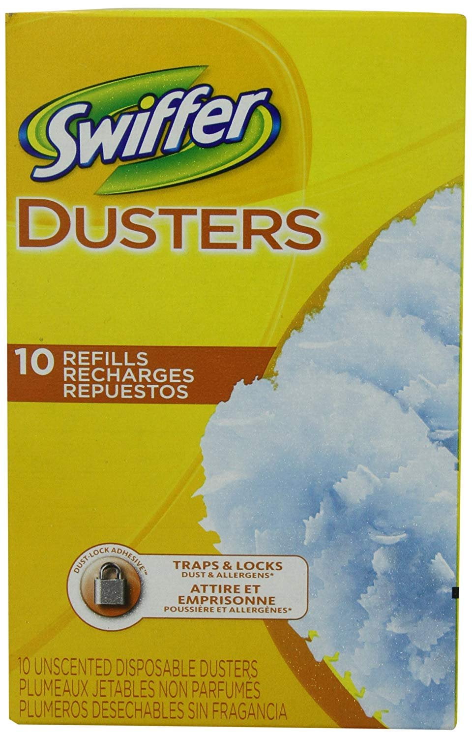 Proctor & Gamble Swiffer Dusters Disposable Cleaning Dusters Refills Unscented 10 Count Pack of 3