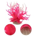 thumbnail image 3 of Decoración de arrecife de coral, mini decoración de coral sintético para decoración de acuario, rosa blanco, 6.5 x 5.83 pulgadas, 3 of 7