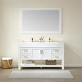 thumbnail image 5 of Miseno Mv755060 Pavia 60" Free Standing Integrated Trough Sink Configured For Double, 5 of 7