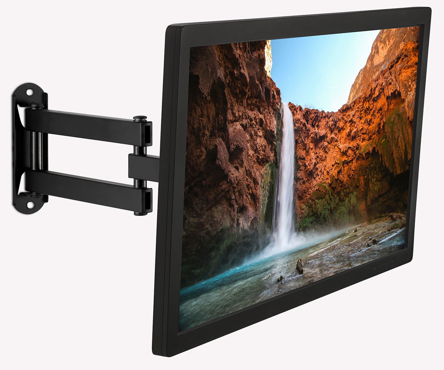 Mount-It! Full Motion TV Wall Mount with 15" Swivel Extension Arm, Fits 19" - 43" TV's, Capacity 55 Lbs.