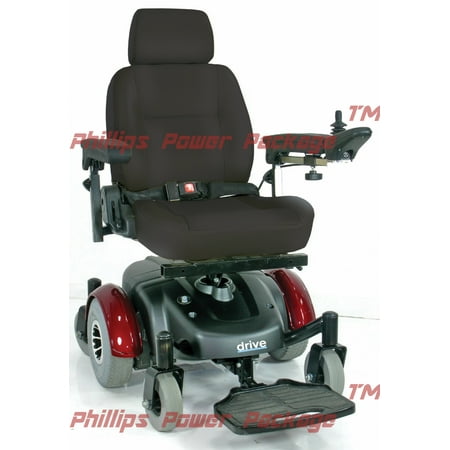 Drive - Image EC Mid Wheel Drive Power Chair, 20" Seat - PHILLIPS POWER PACKAGE TM - $500 VALUE